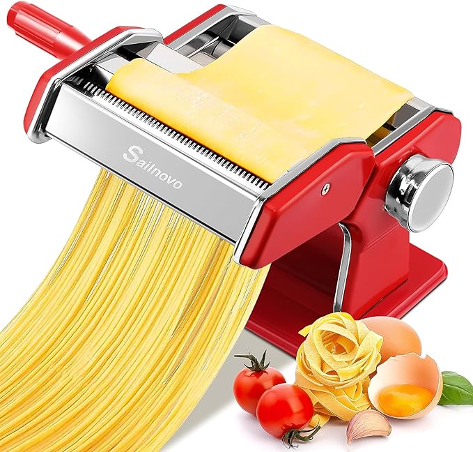 Sailnovo Pasta Maker Machine, 180mm Roller